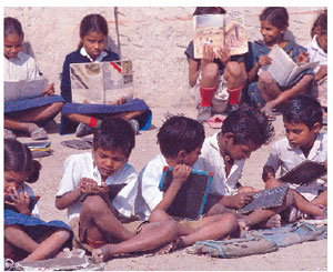 Etiquetando a los intocables: estudiantes en Rajastán, India.