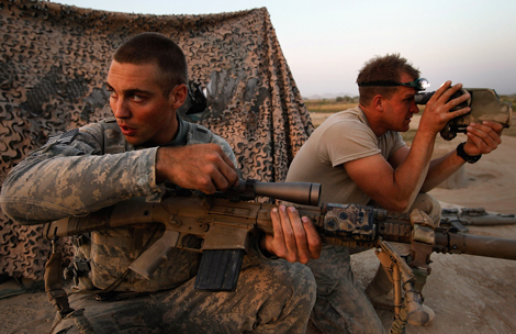 Soldados estadounidenses en Afganistán. Chris Hondros/Getty Images