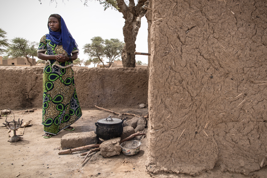 Níger, que padece vulnerabilidades estructurales, cuenta con muchos hogares pobres con inseguridad alimentaria en zonas propensas a desastres naturales como sequías o inundaciones. © Programa Mundial de Alimentos/Chris Terry, con el apoyo de la UE.