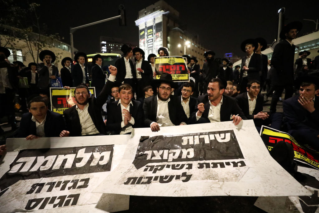 Ultra Orthodox Jews’ protest in Jerusalem