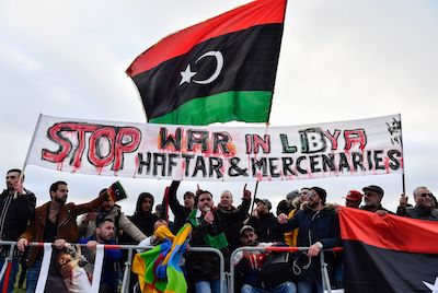 GERMANY-LIBYA-CONFLICT-SUMMIT-DEMONSTRATION