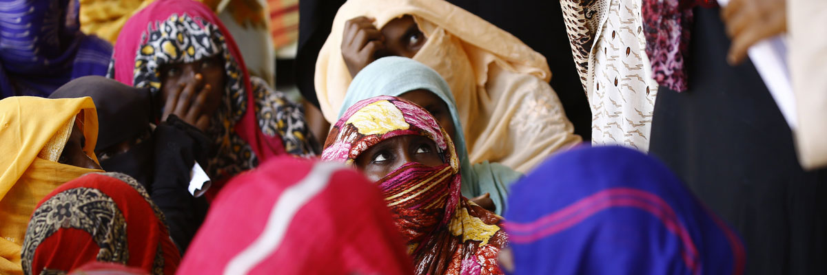 Refugiadas eritreas en el este de Sudán, mucho de ellos buscan llegar a Europa. Ashraf Shazly/AFP/Getty Images