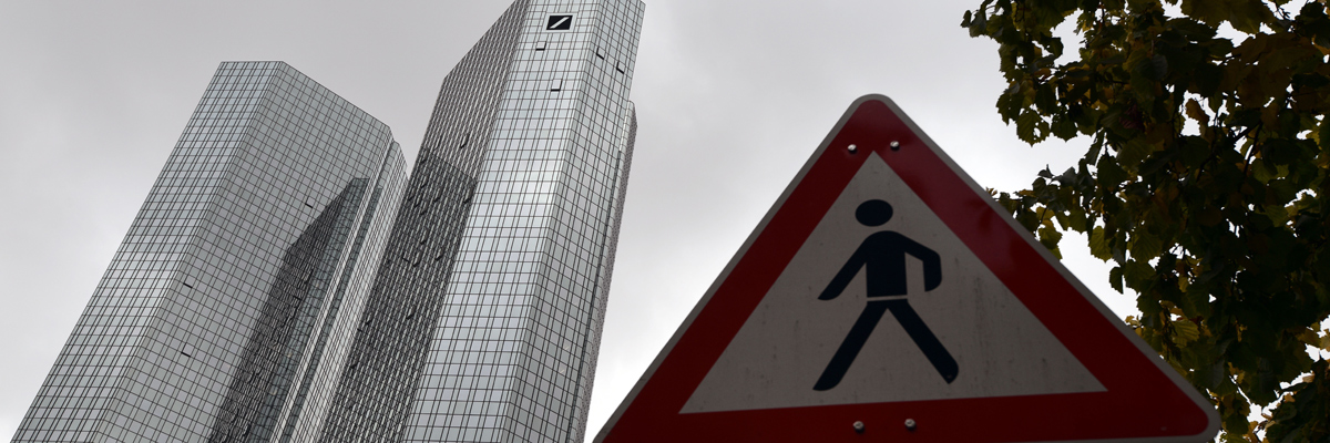 Sede de Deutsche Bank en Frankfurt, Alemania. (Thomas Lohnes/Getty Images)