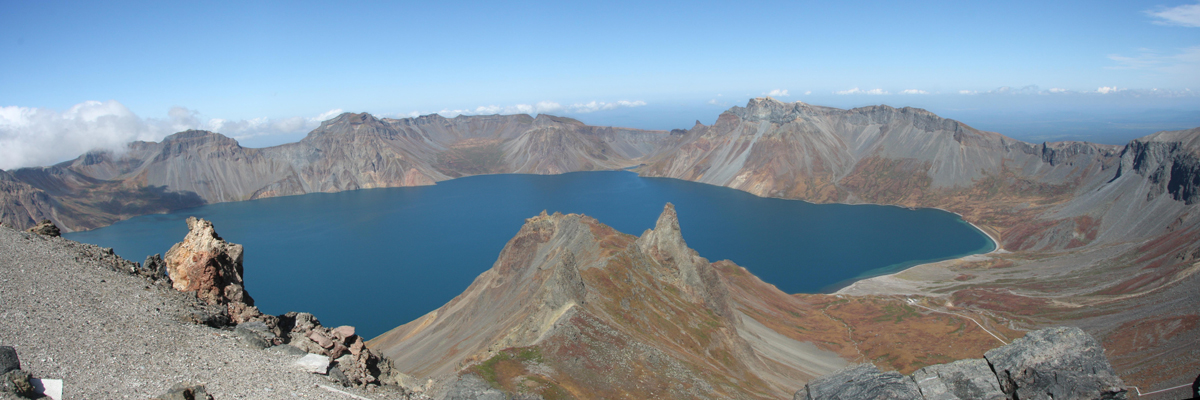 Panorámica del volcán Paektu. © Mark Scott Johnson vía Flickr