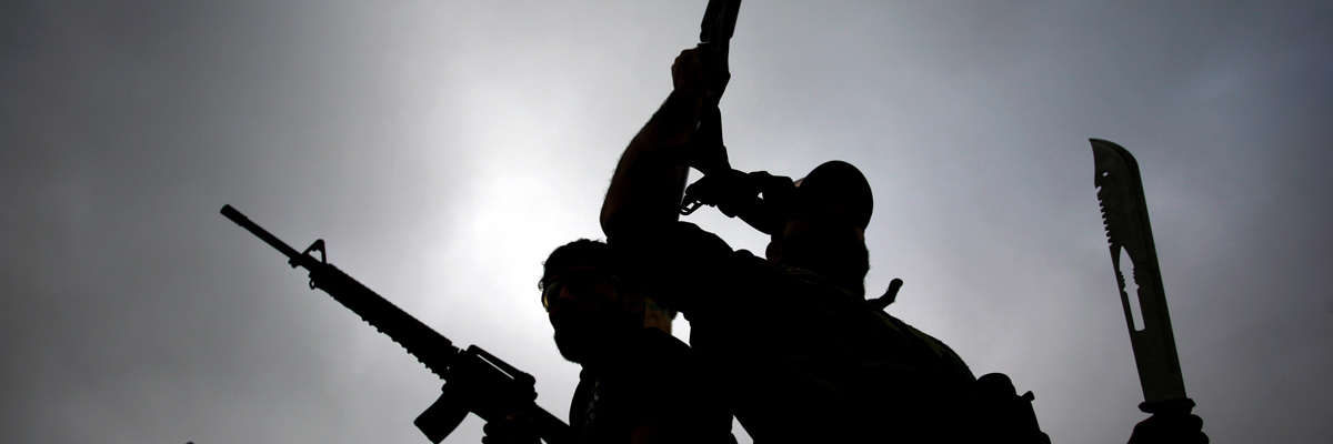 Combatientes chiíes en Irak. (Haidar Hamdani/AFP/Getty Images)