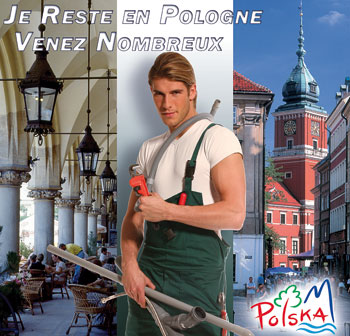 Imagen promocional de un joven profesional polaco