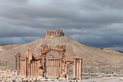 Vistas de Palmira (Siria) en 2014. (Joseph Eid/AFP/Getty Images)