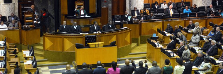 Sesión constitutiva del Parlamento de Suráfrica el pasado mes de mayo (Rodger Bosch/AFP/Getty Images)