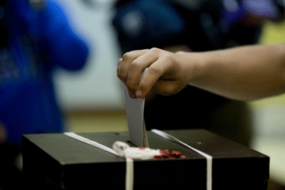 Voto en las elecciones parlamentarias de octubre 2015 en Lisboa. (Pablo Blazquez Dominguez/Getty Images)