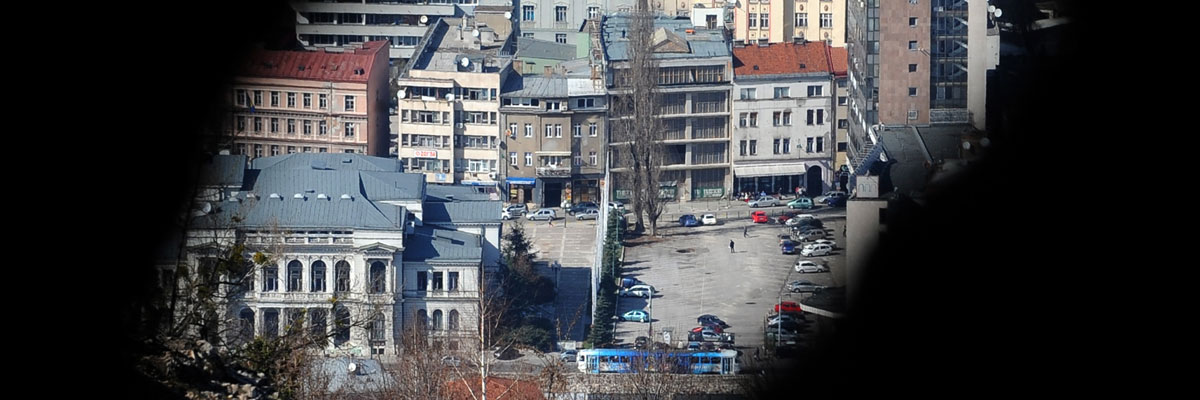 Vista de Sarajevo, capital de Bosnia. Elvis Barukcic/AFP/Getty Images