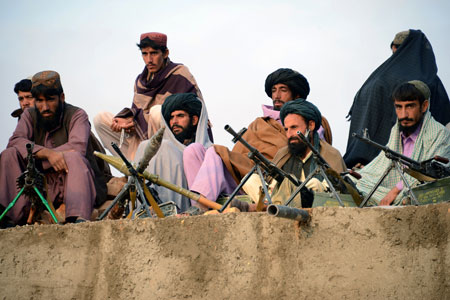 Talibanes afganos en la provincia de Farah. Javed TanveerAFP/Getty Images