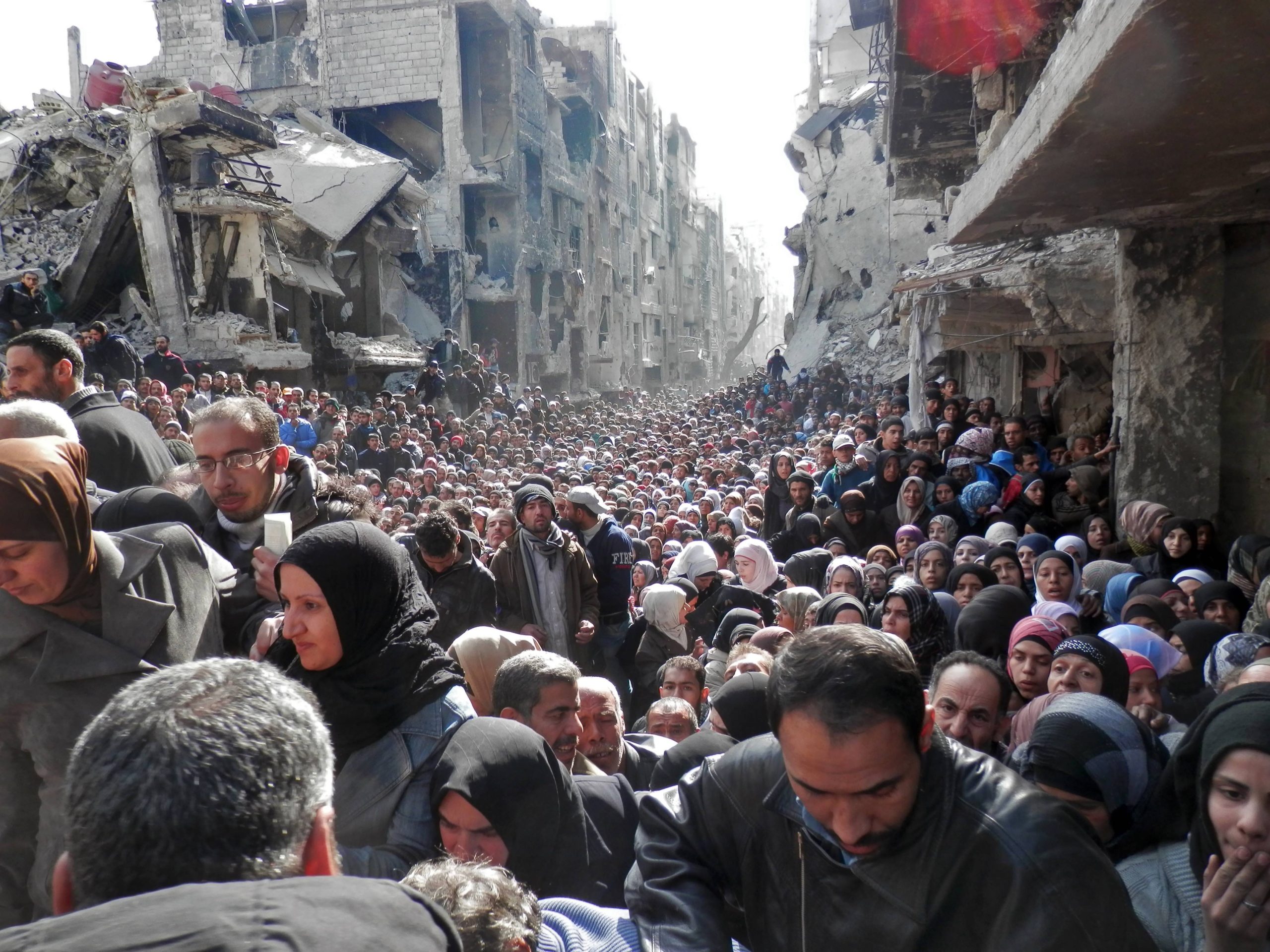 UNRWA Humanitarian Distributions in Yarmouk